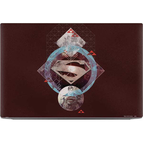 DC Comics Superman Purple Abstract Collage Dell XPS Skin